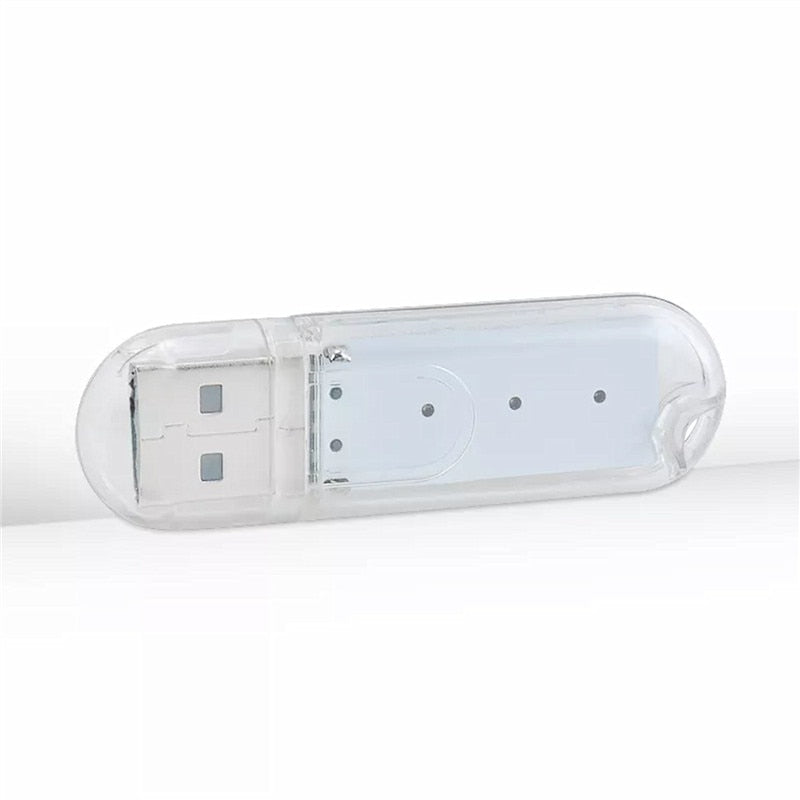 USB LED Book Lights 3LEDs 8LEDs SMD 5630 5730 LED Bulb 5V Power Input White 5000-6500K Warm White 3000-3500K USB Night light