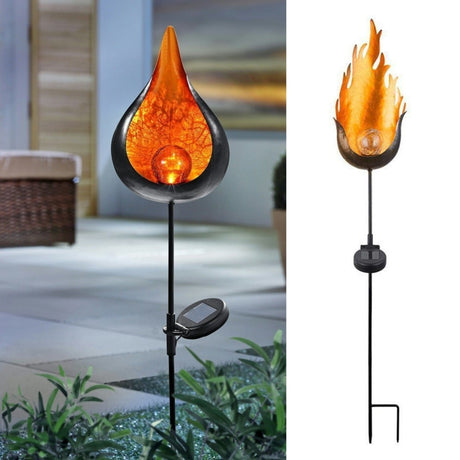 Solar Flame Flickering Garden Lamp Torch Light IP65 Outdoor Spotlights Landscape Decoration Led Lamp for Garden Pathways