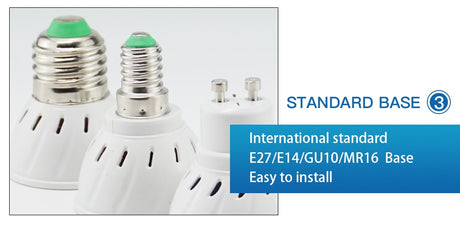 Led Spotlight Bulb E27 E14 GU10 MR16 Led Lamp 110V 220V 48 60 80 LEDs 2835 SMD Energy Saving Bombillas Lampada for Home Lighting