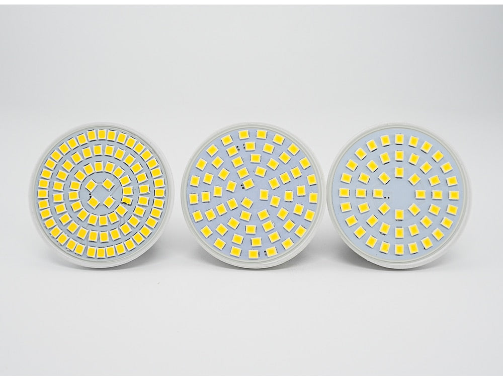 Led Spotlight Bulb E27 E14 GU10 MR16 Led Lamp 110V 220V 48 60 80 LEDs 2835 SMD Energy Saving Bombillas Lampada for Home Lighting