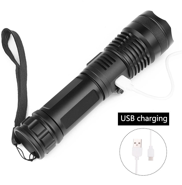 led flashlight 90000 lumens xhp70.2 most powerful flashlight 26650 USB torch xhp70 xhp50 lantern 18650 hunting lamp hand light