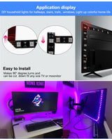 USB LED Strip 5050 RGB Changeable 5V Waterproof / No Waterproof  with USB Controller Set DIY TV Decoration LED Light.