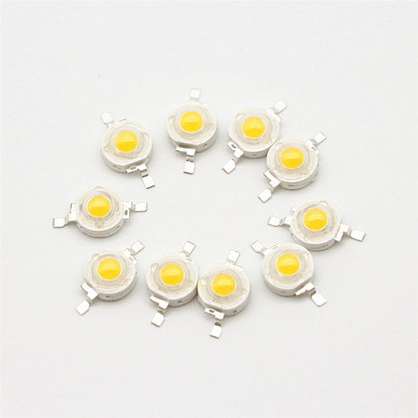 Full Wattage 10Pcs/Lot Real 1W 3W High Power LED Lamp Bulb Diode SMD 100-220LM LED Light Chip For Lawn Ceiling Spot light Downlight