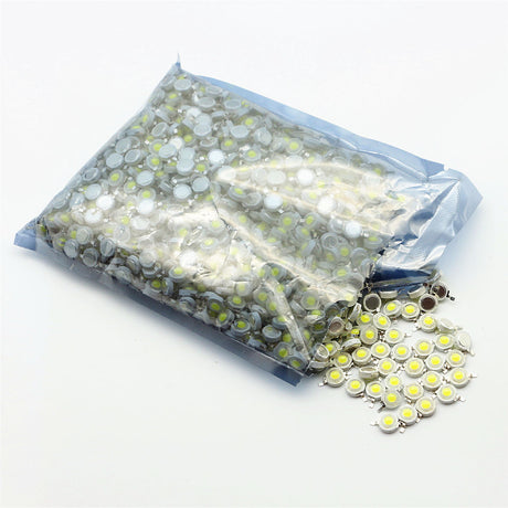 Full Wattage 10Pcs/Lot Real 1W 3W High Power LED Lamp Bulb Diode SMD 100-220LM LED Light Chip For Lawn Ceiling Spot light Downlight