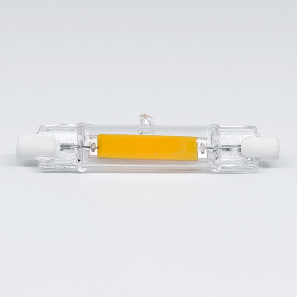 R7S COB LED Lamp Bulb Glass Tube for Replace Halogen Light Spot Light 78mm 118mm AC 220V 230V 5W 9W 13W Energy Saving