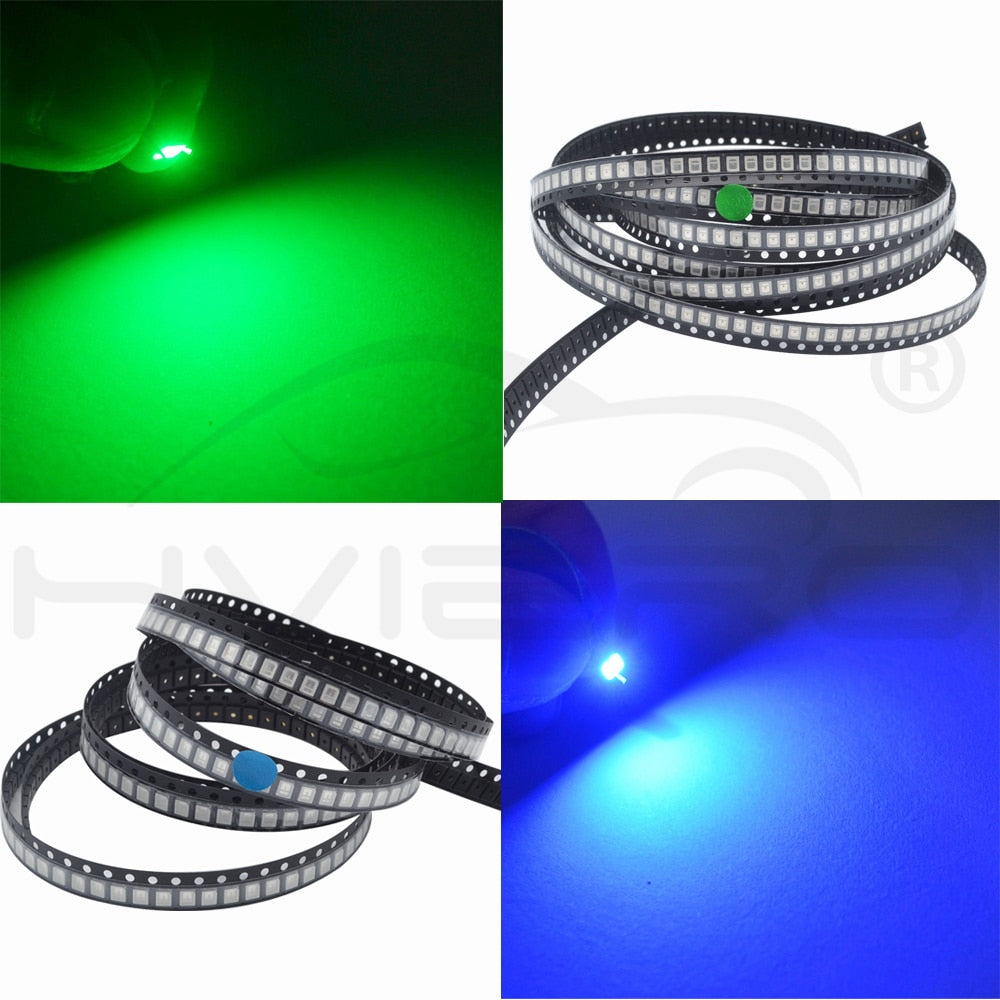 White Red Blue Green Pink Yellow Warm White 2835 SMD SMT 20mA 6000-6500K 3.0-3.4V 22-24LM LED high chip emitting diode