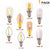 E14 Led Dimmable Bulb E12 E14 220V 0.5W 1W 2W LED Lamp LED Filament Night Light Chandelier LED Edison Bulbs C7 T20 T22