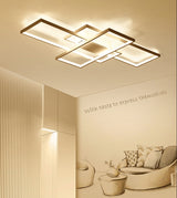 Black/White LED Ceiling Chandelier For Living Study Room Bedroom Aluminum Modern Led Ceiling Chandelier