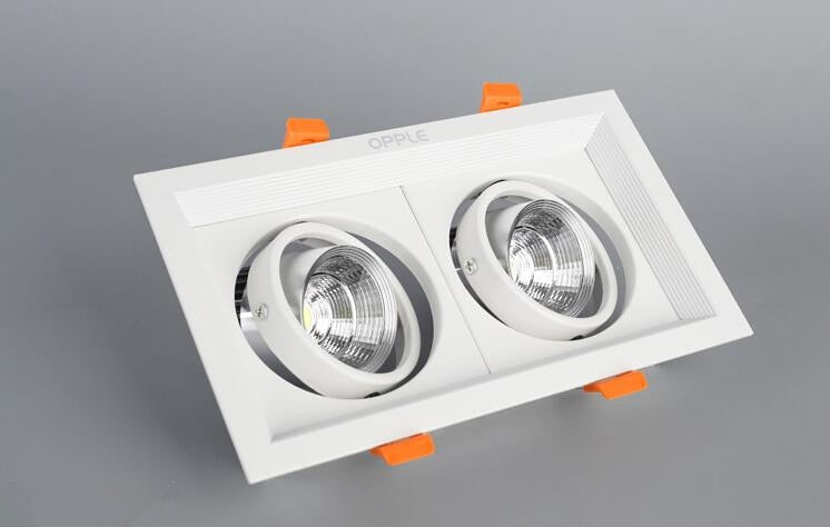 Super Bright Recessed square LED Dimmable Downlight COB 10w 20W 30w LED Spot light LED decoration Ceiling Lamp AC110V 220V