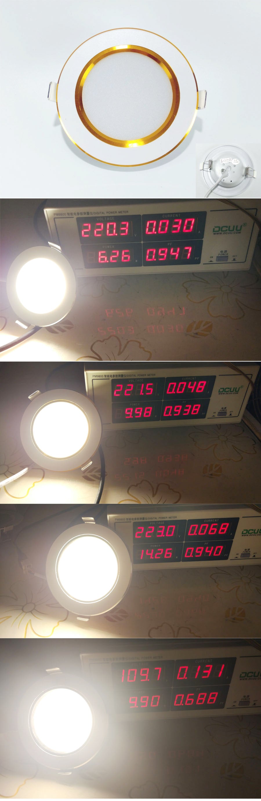 Led Downlights 6W 10W 15W 20W 30W 110V 220V LED Ceiling Downlight 2835 Lamps Led Ceiling Lamp Home Indoor Lighting