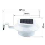 LED Solar Powered Outdoor Lights Lamp Fence Gutter Roof Yard Wall Garden light Outdoor Lighting Led Solar Creations Path Light