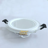 LED Panel Downlight 1PCS Dimmable Super Bright Glass Square round Ceiling Recessed Panel Lights LED Spot Light Bulb AC110V 220V