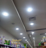 LED Panel Downlight 1PCS Dimmable Super Bright Glass Square round Ceiling Recessed Panel Lights LED Spot Light Bulb AC110V 220V