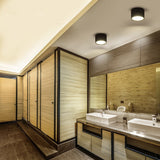 DBF Wood Grain LED Surface Mount Ceiling Spot Light 5W/12W Ceiling Light for Living Room Bedroom Home Decoration Indoor Lighting