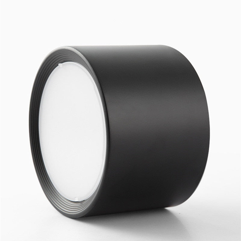 DBF Wood Grain LED Surface Mount Ceiling Spot Light 5W/12W Ceiling Light for Living Room Bedroom Home Decoration Indoor Lighting