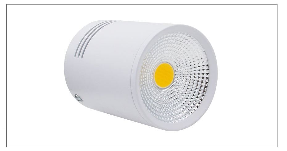 DBF LED Surface Mounted Ceiling Lamp with Wire Hanging 3W/5W/7W/10W/12W/15W White/Black AC85-265V Ceiling Spot Light Home Decor