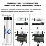 Led flashlight Ultra Bright torch T6/L2/V6 Camping light 5 switch Modes waterproof Zoomable Bicycle Light  18650 battery