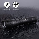 Led flashlight Ultra Bright torch T6/L2/V6 Camping light 5 switch Modes waterproof Zoomable Bicycle Light  18650 battery