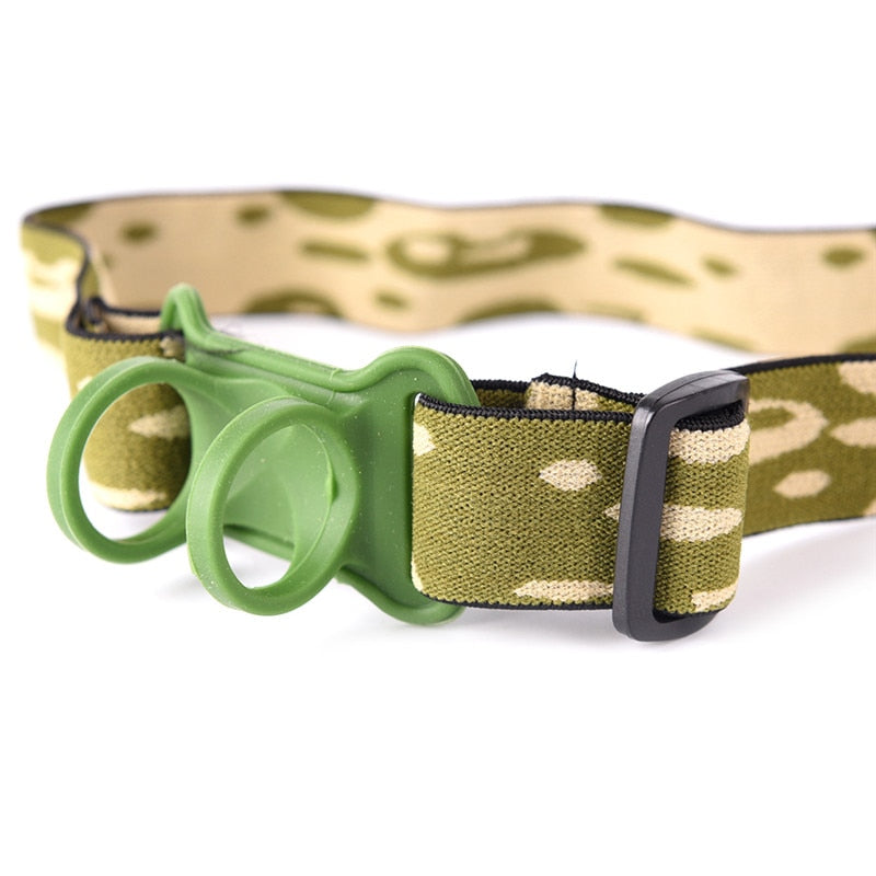 Headband Head Belt Head Strap Mount Holder For 18650 Headlight Flashlight Lamp Torch Headlamp