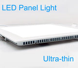 LED downlight  Square LED panel / panel light led ceiling Recessed fixtures lamp  AC85-265V