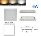 LED downlight  Square LED panel / panel light led ceiling Recessed fixtures lamp  AC85-265V