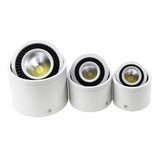 DBF 360 Degrees Rotatable Dimmable Surface Downlight 5W 7W 9W 15W Ceiling Spot Lights for Home Living room Background Wall