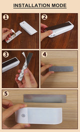 Under Cabinet Lights Kitchen Lighting IR Motion Sensor 12LEDS smd5730 Night Lights USB Chargeable Stair Light Closet Lamp