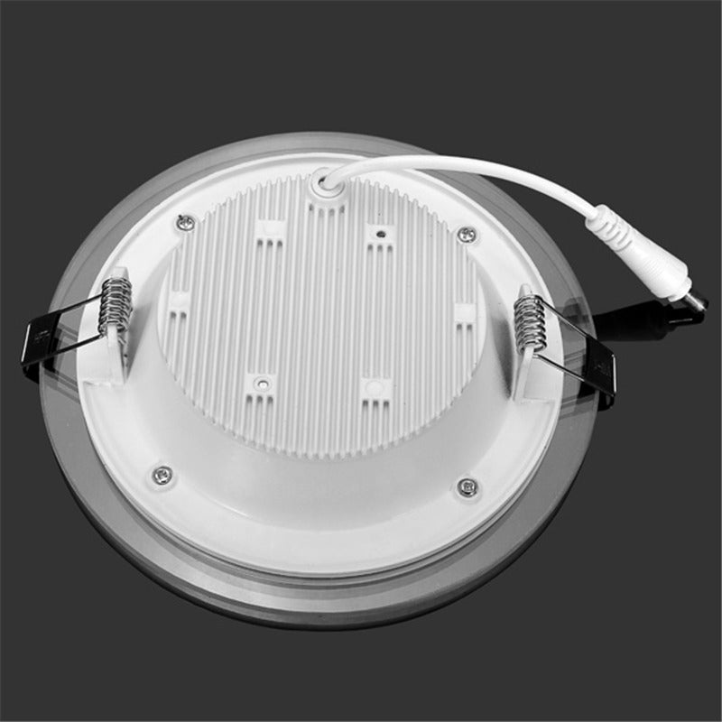 LED Downlight 18W Round/Square Glass LED Downlight Recessed LED Panel Light Spot Ceiling Down Light AC110V 220V Warm/Cold White
