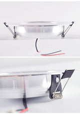 Kaguyahime LED Spot Light 5W 9W 15W 18W Silver White Ultra Thin AC 110V 220V Round Recessed LED Downlight LED Spot Lighting 12W