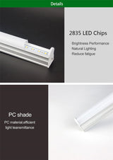 LED Tube T5 Light 29CM 57CM 220V~240V LED Fluorescent Tube LED T5 Led Lamp 6W 10W Cold White Light Lampada Ampoule PVC Plastic