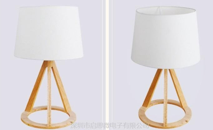 Creative Fashion Modern Original Wooden Table Light E27 AC 110V/220V Table Lamp Bedroom Bedside Home Decoration Lighting