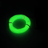 Flexible Neon Light Glow EL Wire Rope tape Cable Strip LED Neon Lights Shoes Clothing Car decorative ribbon lamp 3V