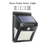 LED Solar Power Lamp PIR Motion Sensor 1/2/4pcs Solar Garden Light Outdoor Waterproof Energy Saving Wall Security Lamp