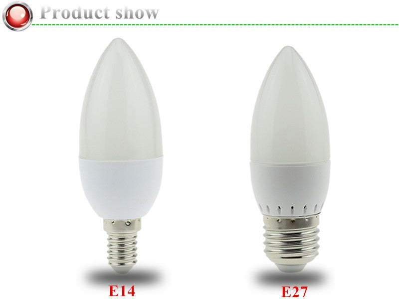 Led Candle Bulb E14 220V Save Energy spotlight Warm/cool white chandlier crystal Lamp Ampoule Bombillas Home Light