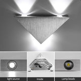Led Wall Lamp Modern Sconce Stair Lighting Fixture Living Room Bedroom Bed Bedside Indoor Light Home Hallway Loft Irregular