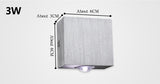 Led Wall Lamp Modern Sconce Stair Lighting Fixture Living Room Bedroom Bed Bedside Indoor Light Home Hallway Loft Irregular