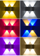 Led Wall Lamp Modern Sconce Stair Lighting Fixture Living Room Bedroom Bed Bedside Indoor Light Home Hallway Loft Irregular