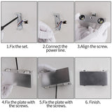 Led Wall Lamp Modern Sconce Stair Lighting Fixture Living Room Bedroom Bed Bedside Indoor Light Home Hallway Loft Irregular