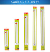 PL-L 2G11 Base Energy Saving Tube H 18W 24W 36W 40W 55W Fluorescent Lamp 4 Pins Twin-Tube Energy-saving Light Bulb White Yellow