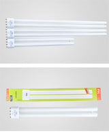 PL-L 2G11 Base Energy Saving Tube H 18W 24W 36W 40W 55W Fluorescent Lamp 4 Pins Twin-Tube Energy-saving Light Bulb White Yellow