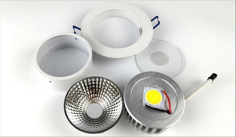 Dimmable LED Downlight  3W 5W 7W 10W 12W 15W 20W 24W Spot LED DownLight Dimmable 220V LED Spot Recessed Downlight White house