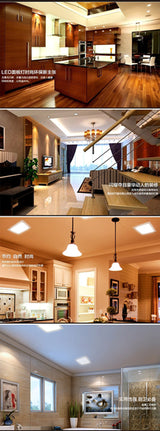 LED Ceiling Downlight 25Watt Round/Square Recessed Kitchen Bathroom Lamp 85-265V LED Panel light Warm/Cool White