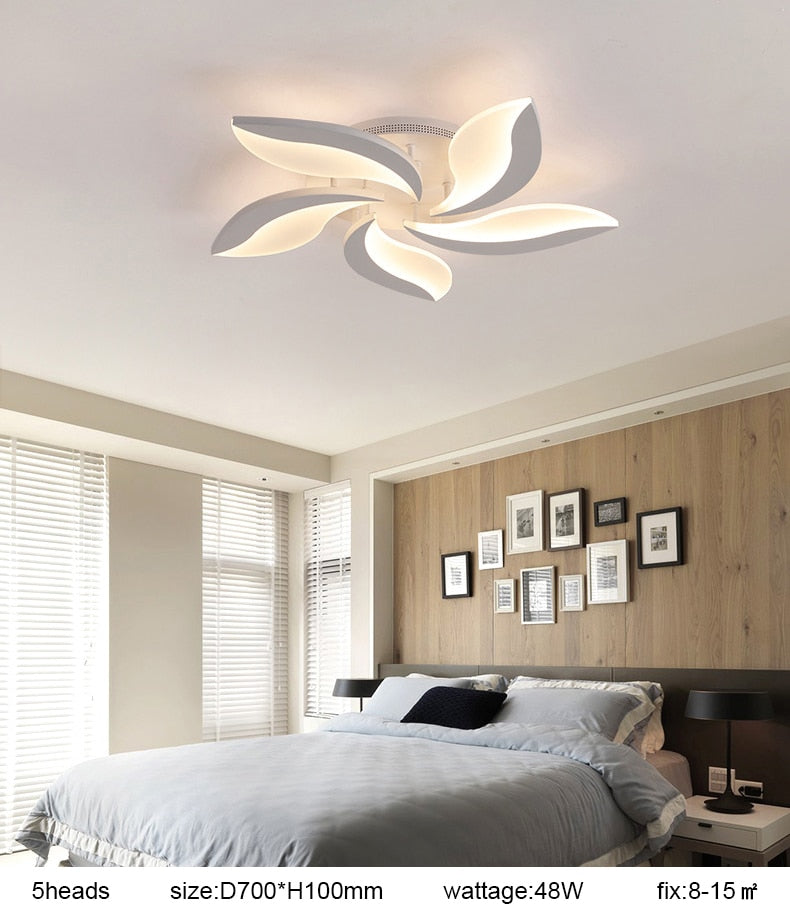 Living room LED Ceiling Light AC110 220V Acrylic Modern Chandelier Ceiling Lamp For Bedroom Study room Kitchen Dining Home Lamp