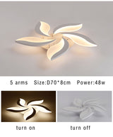 Living room LED Ceiling Light AC110 220V Acrylic Modern Chandelier Ceiling Lamp For Bedroom Study room Kitchen Dining Home Lamp