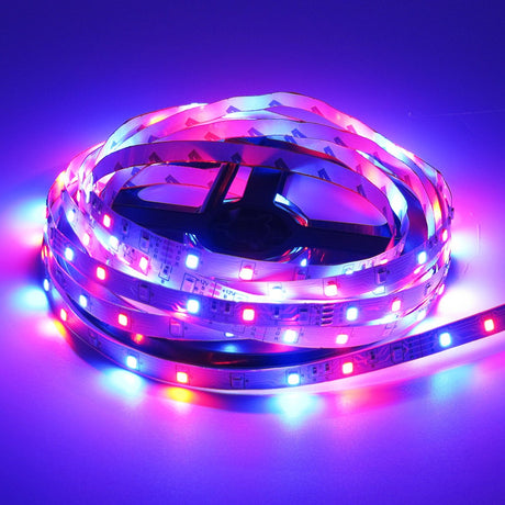 5M 10M RGB LED Strip 12V 60LEDs/m SMD 2835 Waterproof Flexible Tape Ribbon Colorful Rope Light String Lamp +LED Controller +Power