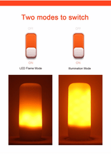 LED Flame Lamp E27 E26 B22 E14 E12 Light Bulb Flame Effect Fire Lamps Flickering Emulation 3W 5W 7W 9W Decor LED Lamp AC85-265V