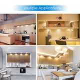 Dimmable 2.5W DC12V LED Under Cabinet Closet Light Aluminum LED Display Case Lights For Kitchen Counter Cupboard Puck Lights