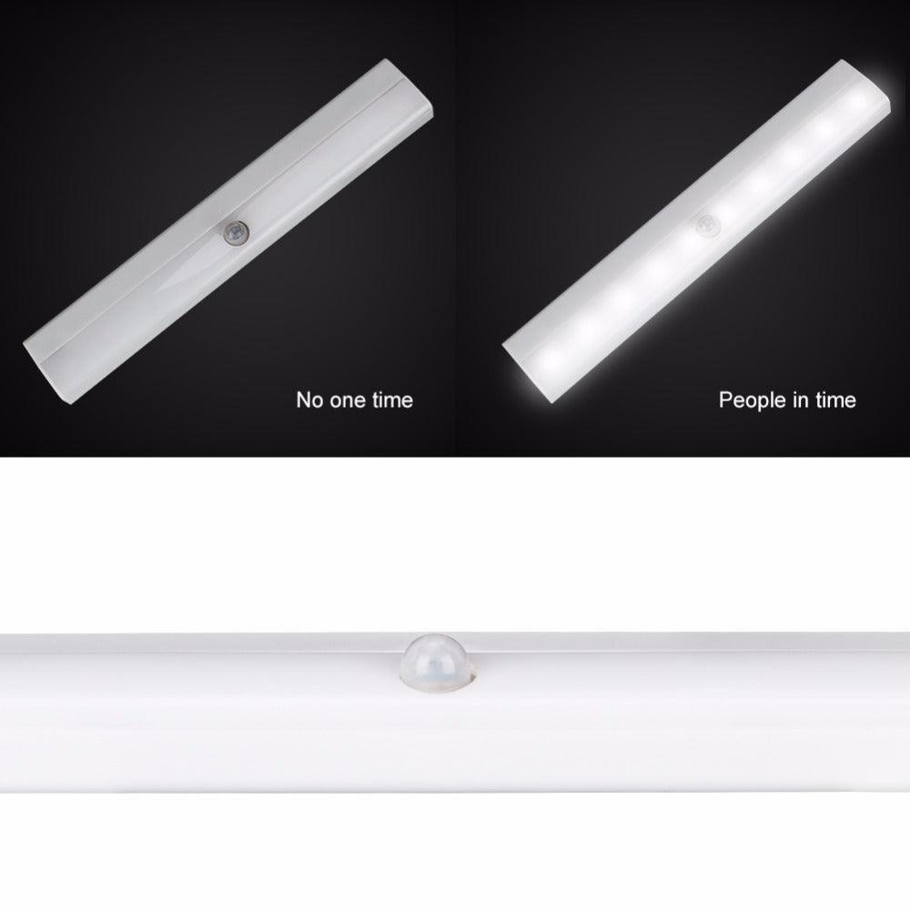 10 LED Wireless PIR Motion Sensor Light Intelligent Portable Infrared Induction Lamp Night Lights for Cabinet Closet Use 4*AAA - LED Lights For Sale : Affordable LED Solutions : Wholesale Prices