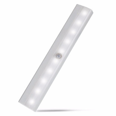 10 LED Wireless PIR Motion Sensor Light Intelligent Portable Infrared Induction Lamp Night Lights for Cabinet Closet Use 4*AAA - LED Lights For Sale : Affordable LED Solutions : Wholesale Prices