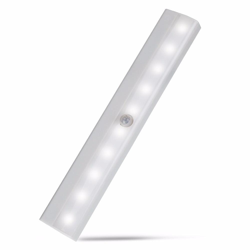10 LED Wireless PIR Motion Sensor Light Intelligent Portable Infrared Induction Lamp Night Lights for Cabinet Closet Use 4*AAA - LED Lights For Sale : Affordable LED Solutions : Wholesale Prices